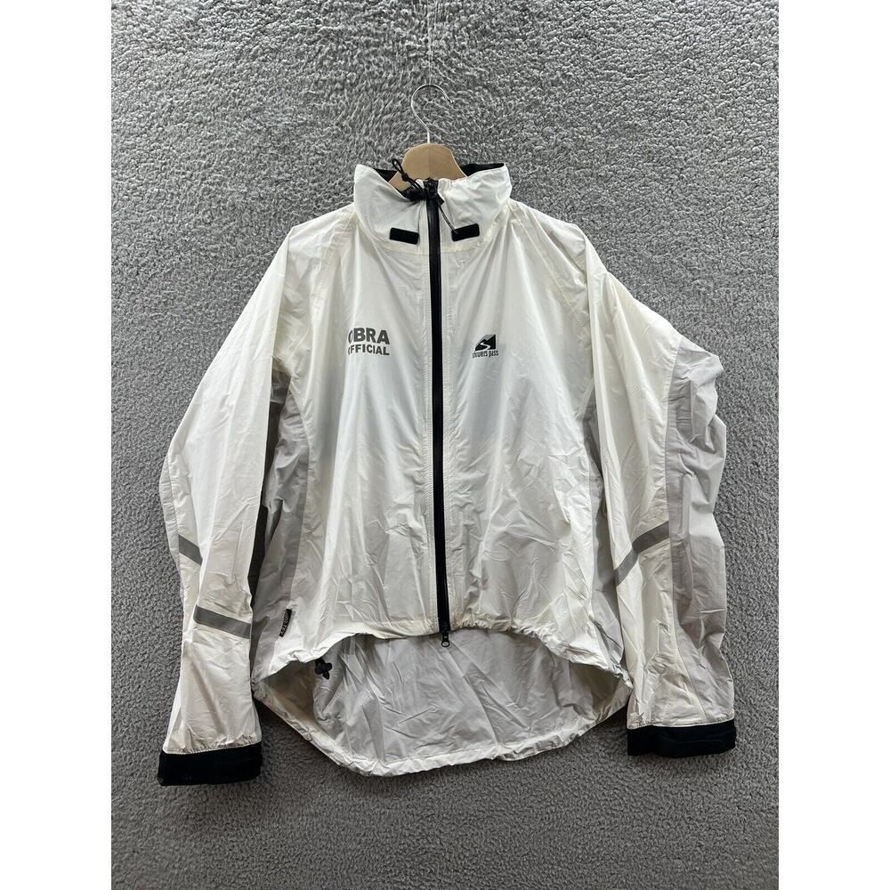 Showers Pass Double Century RTX White Cycling Jacket Adult Size